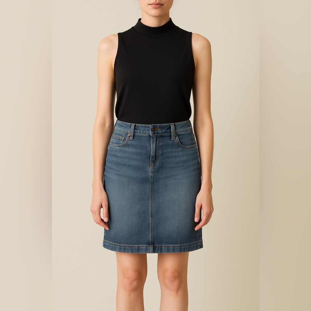Liz Claiborne Classic Denim Skirt Women’s Size 8